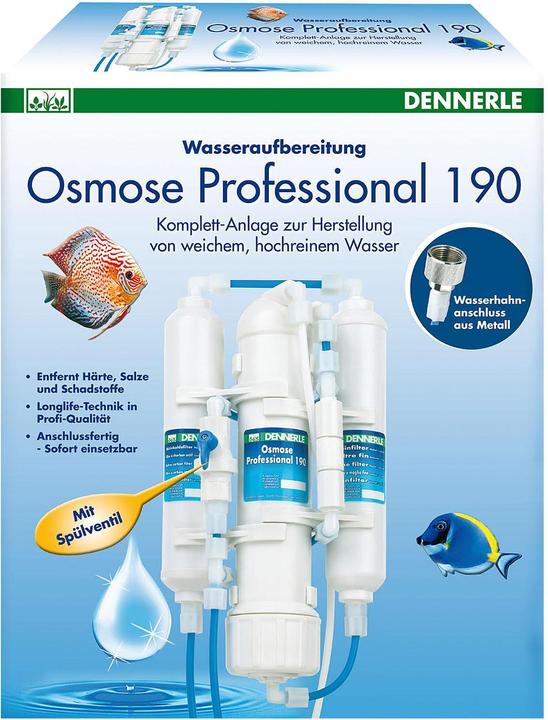 Image du produit Dennerle Osmose professionnelle 190 (Filtres internes, Eau salée)