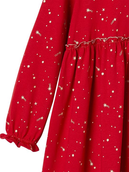 Actual product image Vertbaudet Festive girl's dress with shiny stars (92)
