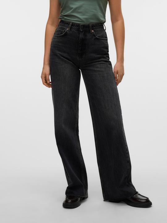 Immagine prodotto Vero Moda VMKATHY Hohe Taille Weiter Beinschnitt Jeans Weit geschnitten (W28/L30)