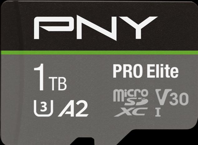 Actual product image PNY Pro Elite (1000 GB, microSDXC, U3, UHS-I)