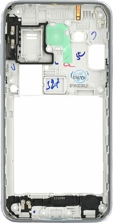 Produktbild Samsung Galaxy J3 2016 J320F Middle Cover schwarz (Galaxy J3 (2016))