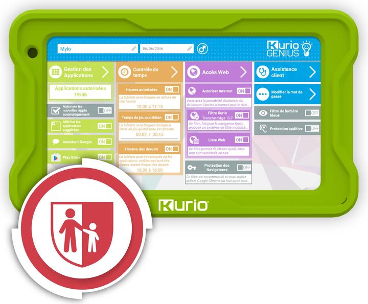 Produktbild Kurio C23112FR DISET Connect 4 (32go) (7", Grün)