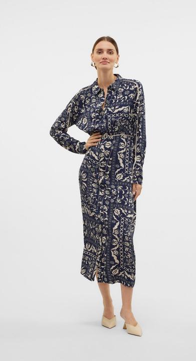 Image du produit Vero Moda VMGIDDE Langes Kleid Hemdblusenkleid (L)
