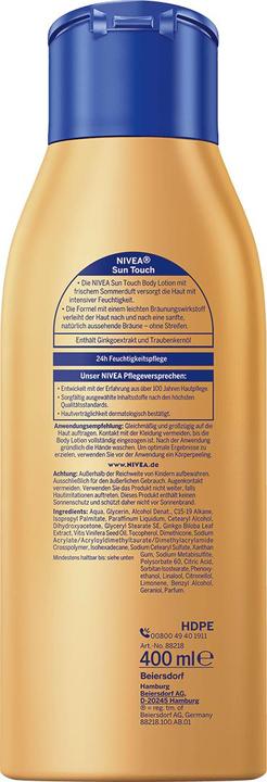 Actual product image NIVEA Sun Touch (Body milk, 400 ml)