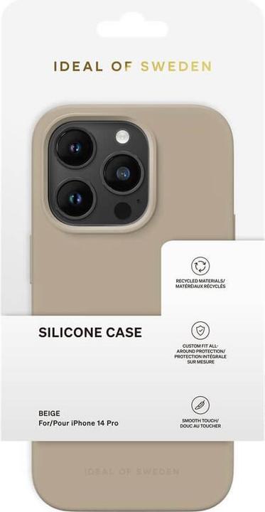 Actual product image iDeal Of Sweden Designer Silicone Cover beige (Apple iPhone 14 Pro)