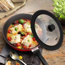 Actual product image Quttin rubber pan lid 242628 (Metal)