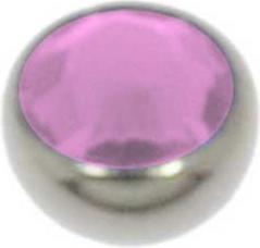 Produktbild Bijouteria 1.2mm Titan Piercingteil (Swarovski Kristall, Titan)