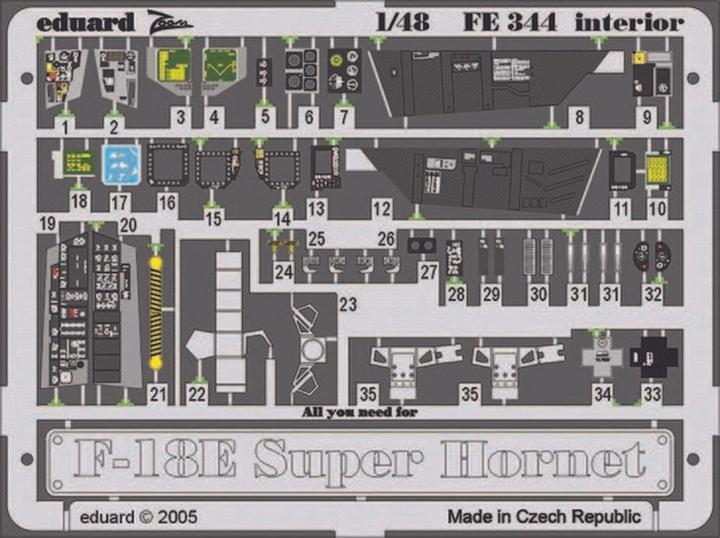 Produktbild Eduard F-18E Super Hornet interior FE344