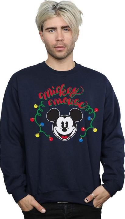 Produktbild Disney Mickey Mouse Christmas Light Bulbs Sweatshirt (S)