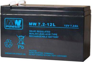 Immagine prodotto MPL MW 7.2-12 Batteria UPS Batteria al piombo VRLA AGM senza manutenzione 12 V 7 2 Ah Nero