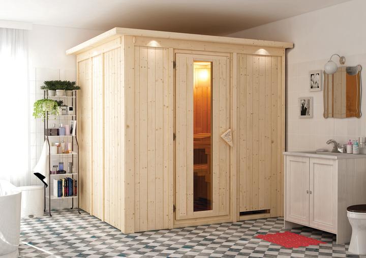 Image du produit Karibu Sauna Eupin entrée frontale, couronne (Sans four)