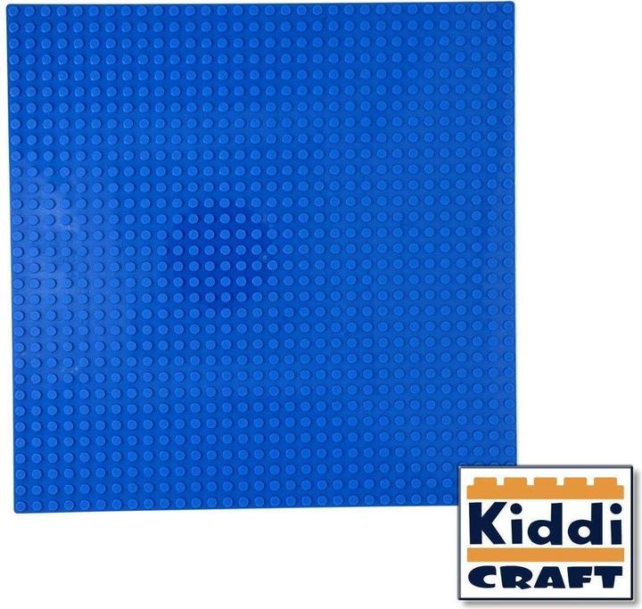 Actual product image Kiddicraft KC32B - Baseplate 32 x 32 studs (25.5 x 25.5cm) Blue