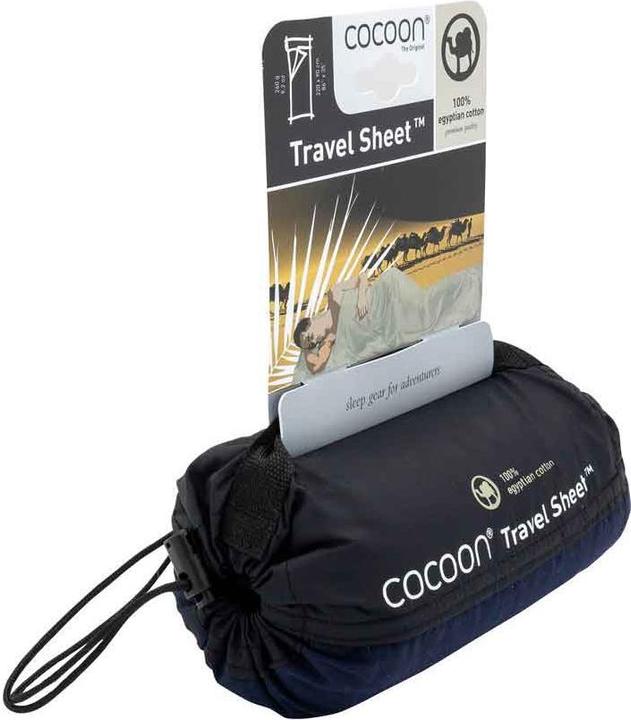 Actual product image Cocoon TravelSheet Egyptian Cotton (220 cm)