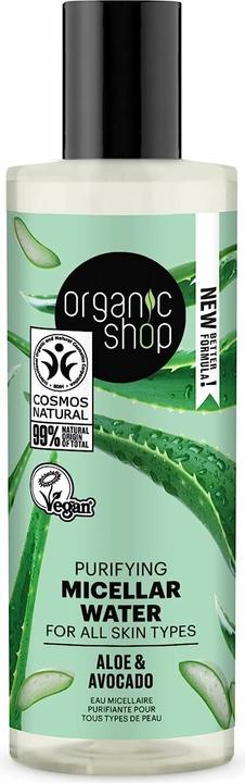 Produktbild Organic Shop Reinigendes Mizellenwasser für alle Hauttypen Avocado und Aloe (150 ml) (Mizellenwasser, 150 ml)