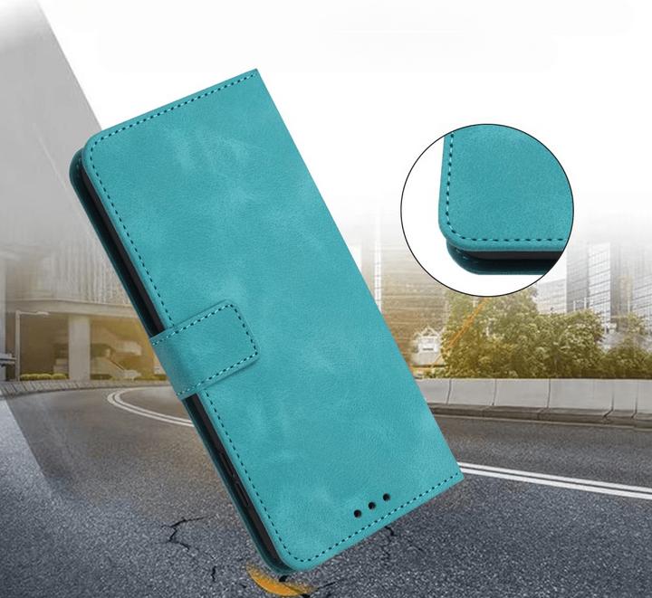 Produktbild Cover-Discount Galaxy A55 – Wildleder Look Etui im Vintage Design (Samsung Galaxy A55)