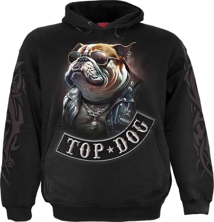 Actual product image Spiral Unisex Adult Top Dog Hoodie (M)