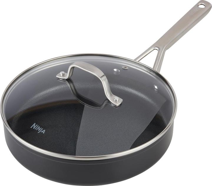 Immagine prodotto Ninja Padella ZEROSTICK Essentials con coperchio (26 cm) (26 cm, Padella per friggere, Alluminio)
