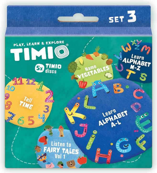 Actual product image Timio Audio Disc Set 3 (German, Spanish, French, Dutch, Multilingual, Italian, Portuguese, English)