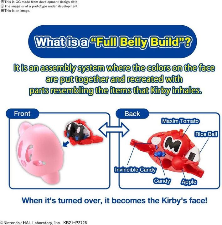 Actual product image Bandai Model Kit EG KIRBY