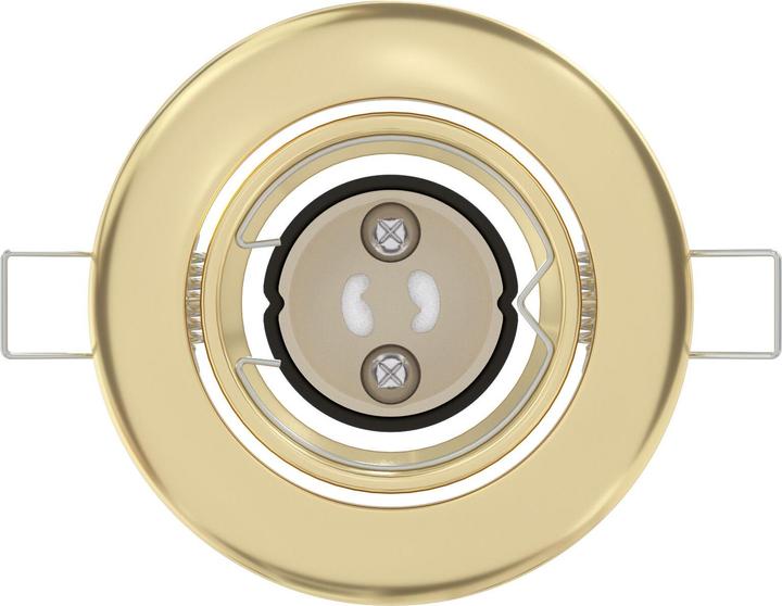 Produktbild VidaXL Lampen Set von 12 Gold Metall, Kunststoff 9 cm Leichtes Gewicht (GU10)
