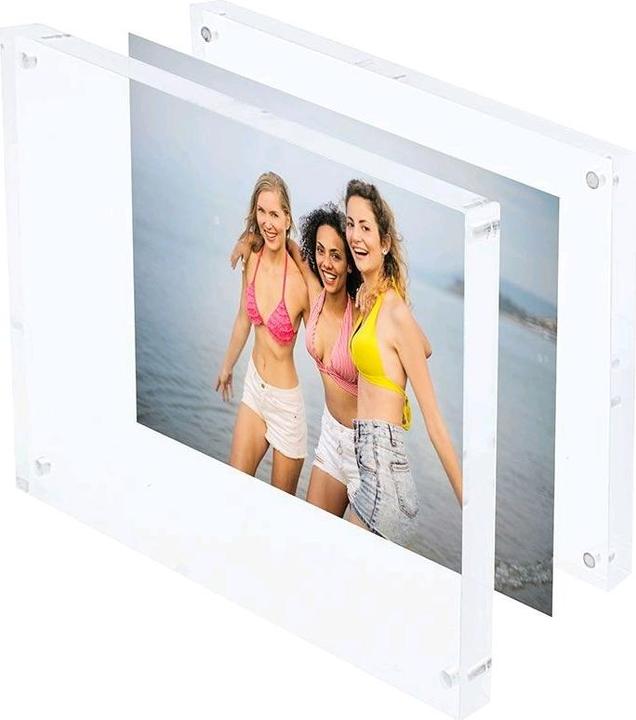 Immagine prodotto Safe Cornice per foto e cartoline con chiusura magnetica in acrilico, formato esterno 17.5 x 13 x 2 cm