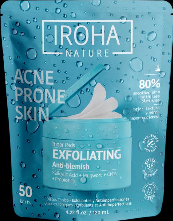 Image du produit Iroha Nature Pads Anti Blemish Toner (Gommage)
