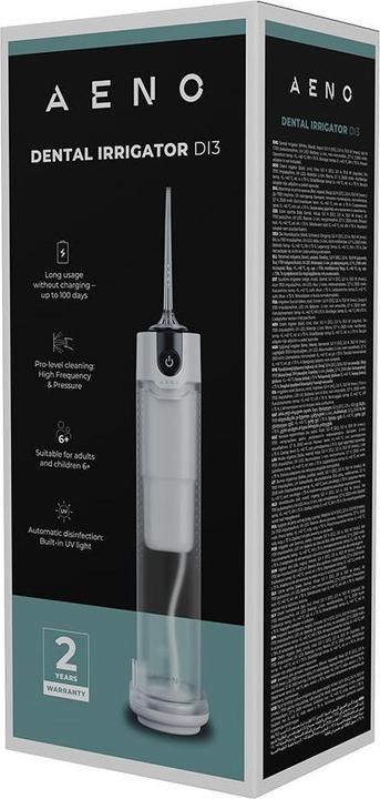 Image du produit Aeno Autres produits Irrigateur dentaire avec buses magnétiques : 3.7V, 8W, 2500mAh, 240ML