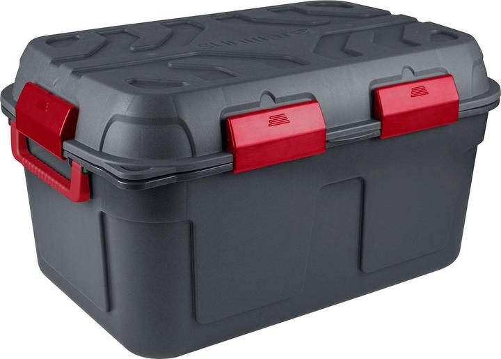 Image du produit Sunware Q-line boîte de rangement étanche 130L anthracite rouge (130 l)