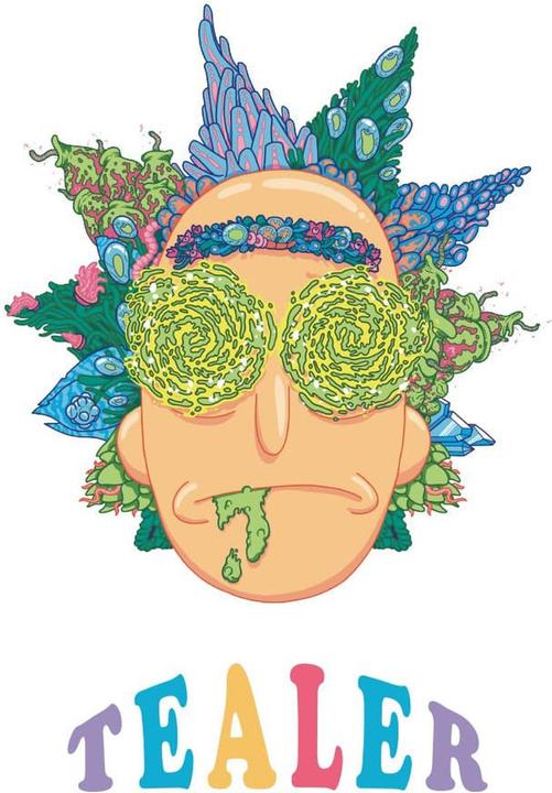 Image du produit Tealer t-shirt rick & morty trippy (XS)