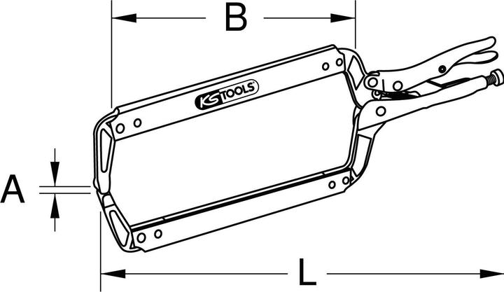 Image du produit KS Tools Pince à souder XL (610 mm)