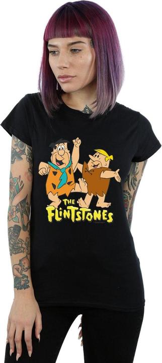 Actual product image The Flintstones Womens/Ladies Fred And Barney Cotton T-Shirt (L)