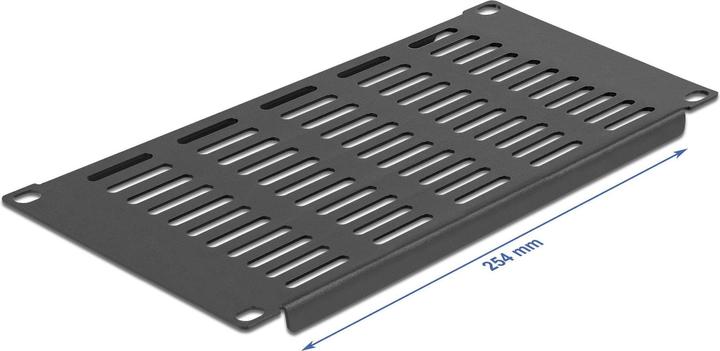 Actual product image Delock 10? Network cabinet panel with ventilation slots horizontal 3 U black