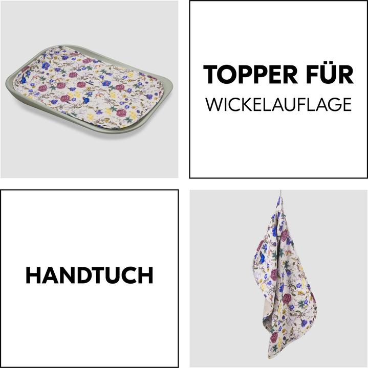 Actual product image Hauck 2in1 topper for changing mat and towel