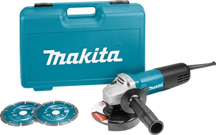 Actual product image Makita 230 V Haakse slijper 125 mm