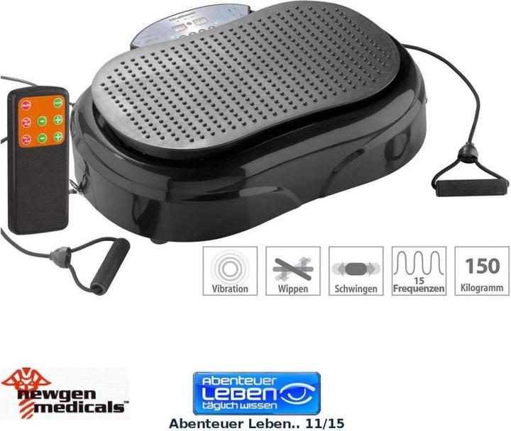 Produktbild Newgen medicals 3in1-Vibrationsplatte mit Expander und Fernbedienung