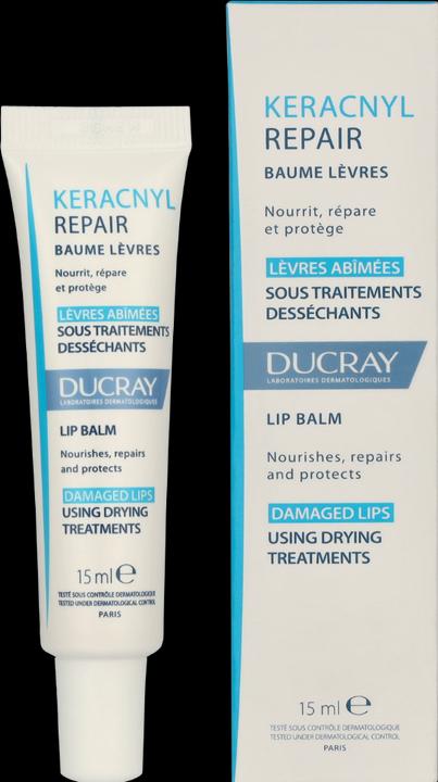 Produktbild Ducray Keracnyl Repair Lippenbalsam, 15 ml Creme (15 ml)