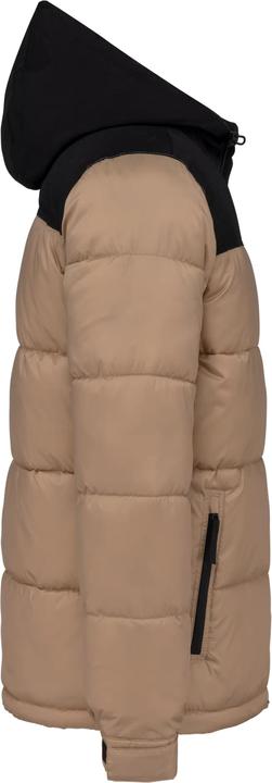 Kariban Zweifarbige Daunenjacke mit Kapuze