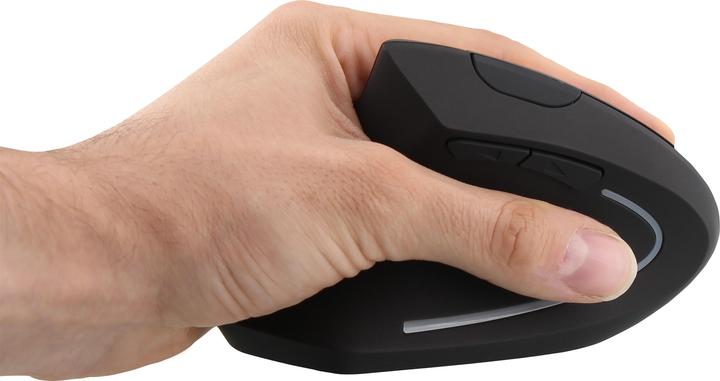 Actual product image T'nB Souris sans fil compatible Ergo verticale pour gaucher (Noir) (Wireless)