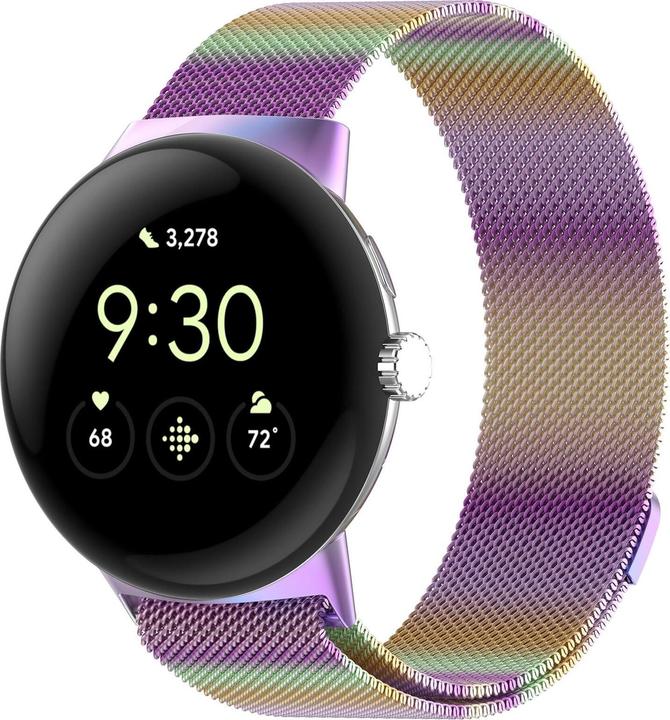 Produktbild Cover-Discount Google Pixel Watch 3 - 45mm - Magnetisches Ersatzarmband Milanese (Edelstahl)