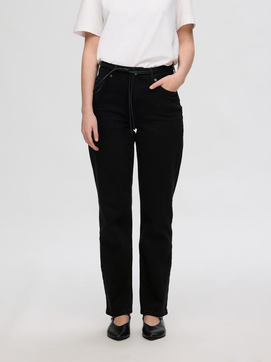 Immagine prodotto Selected Femme Slfalice Mw Straight Black Jeans Noos (W25/L30)