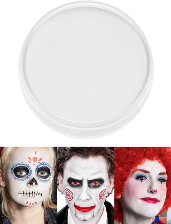 Produktbild Maskworld Creme Schminke weiss 15ml - für Fasching Halloween