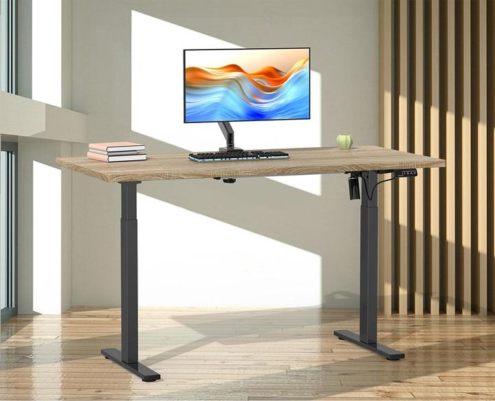 Immagine prodotto VCM Scrivania regolabile Lona 140x50 sw (140 x 50 x 120 cm)