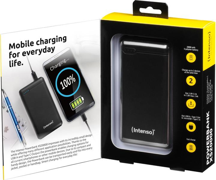 Immagine prodotto Intenso XS20000 (20000 mAh, 74 Wh)