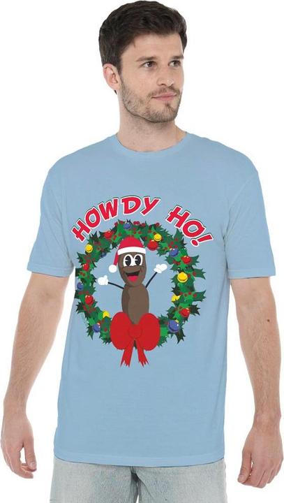 Immagine prodotto Ubisoft Mr Hankey Howdy Ho Maglietta Natale Corona di Fiori Uomo (L)