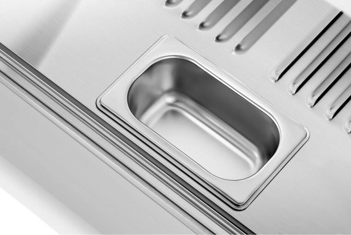 Produktbild Royal Catering Heisse Theke Warmhaltevitrine Wärmevitrine Warmhaltetheke 160 L 1500 W beleuchtet