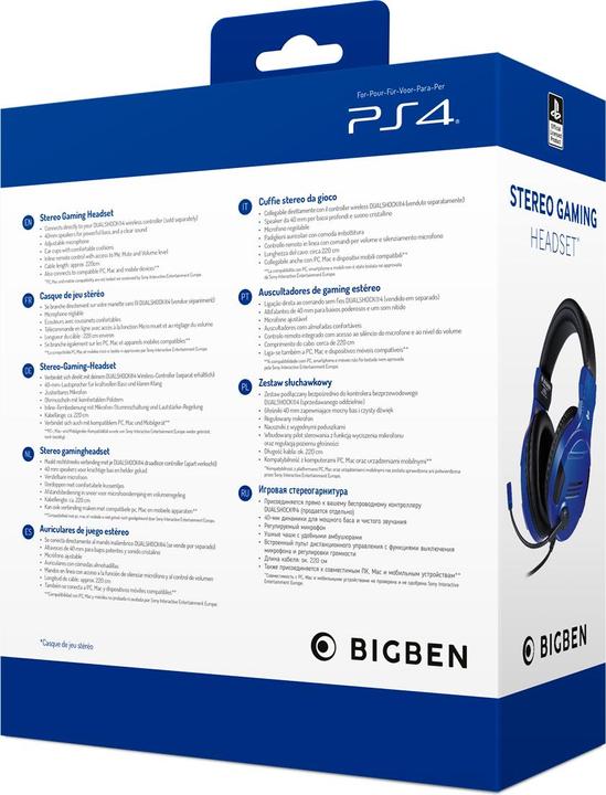 Immagine prodotto Bigben Cuffia stereo V3 (Cablato)