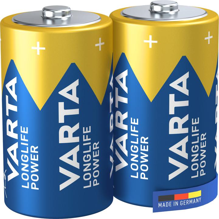 Image du produit Varta LONGLIFE Power (2 pcs, D, 16500 mAh)