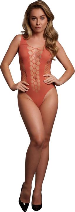 Produktbild Le Désir V-Neck Teddy with Opaque Panels - One Size (One Size)