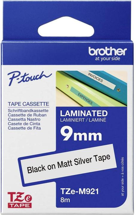 Produktbild Brother TZe-M921 (0.90 cm, Silber, Schwarz)