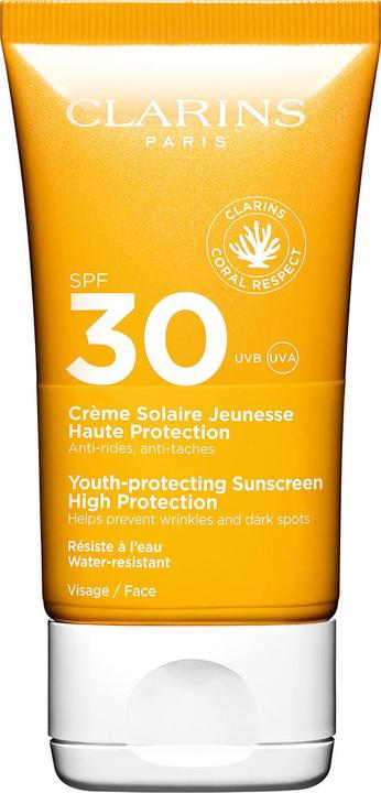 Clarins Suncare Face Cream SPF 30 (Sonnencreme Gesicht, SPF 30, 50 ml, 73 g)
